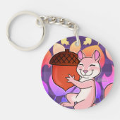 Vrolijke Chipmunk - Sleutelhanger (Voorkant)
