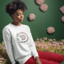 Vrolijke Christmas krans Christelijke dames lang