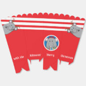 Vrolijke Christmouse Favor Boxes Bedankdoosjes (Ongevouwen)