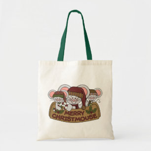 Vrolijke Christmouse Tote Bag
