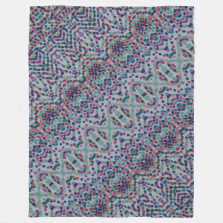 Vrolijke Confetti Mozaïek Fleece Deken