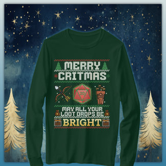 Vrolijke Critmas Loot Drop | Archer lelijke trui T-shirt