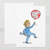 Vrolijke Dag van de Arbeid! Kaart (Voorkant / Achterkant)
