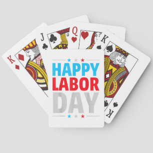 Vrolijke Dag van de Arbeid! Pokerkaarten