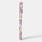 Vrolijke Daisy Pattern op Roze Achtergrond Case-Mate iPhone Case (Achterkant / Rechts)