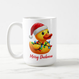 Vrolijke Duckmas, Santa Rubber Duck Kerstmis Koffiemok