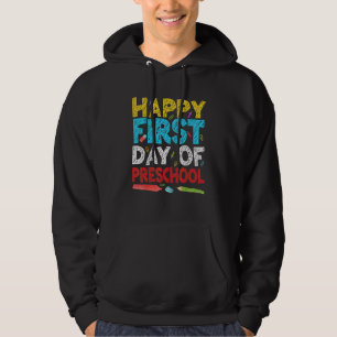 Vrolijke eerste dag van de leerling van de kleuter hoodie