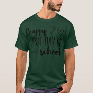 Vrolijke eerste dag van de SchoolWelkom terug voor T-shirt