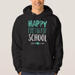 Vrolijke eerste schooldag terug naar school 1 hoodie