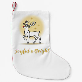 Vrolijke en heldere Kerstrendieren Kleine Kerstsok