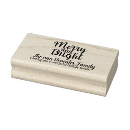 Vrolijke en heldere persoonlijke wensen rubberstempel