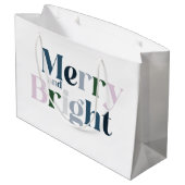 Vrolijke en heldere typografie groot cadeauzakje (Achterkant Gekanteld)