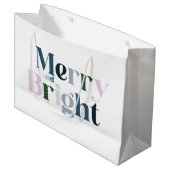 Vrolijke en heldere typografie groot cadeauzakje (Voorkant Gekanteld)