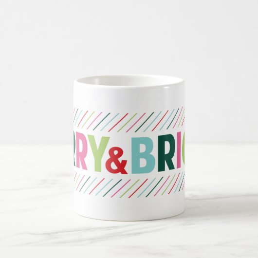 Vrolijke en heldere Vrolijke Vakantie Koffiemok (Center)