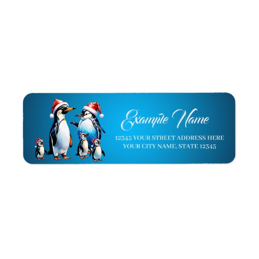 Vrolijke en uitnodigende kerstillustratie etiket (Voorkant)