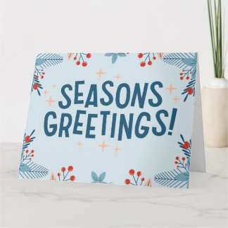 Vrolijke Feestdagen aan iedereen in dit Feestelijk Kaart