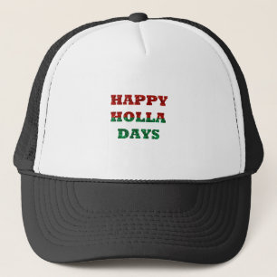 vrolijke feestdagen trucker pet