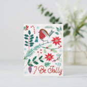 Vrolijke Feestdagen - Wees Vrolijk (Staand voorkant)