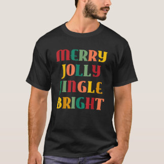 Vrolijke Feestelijke Klinkende Helder T-shirt