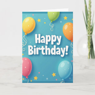 Vrolijke Felicitatie Verjaardagskaart Kaart