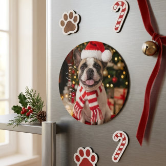 Vrolijke Fransoos Prettig Kerstfeest Magneet