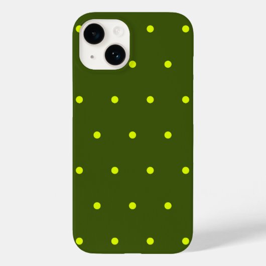 Vrolijke gele stippen Case-Mate iPhone case (Achterkant)