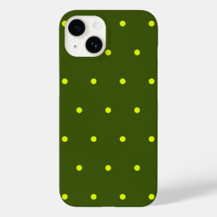 Vrolijke gele stippen Case-Mate iPhone 14 hoesje