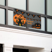 vrolijke halloween spandoek (Buitenkant Gebouw)