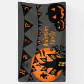 vrolijke halloween spandoek (Verticaal)