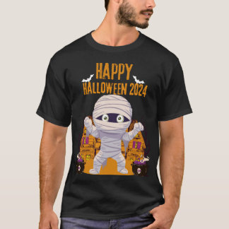 Vrolijke Halloween Spooky afbeeldingen T-shirt