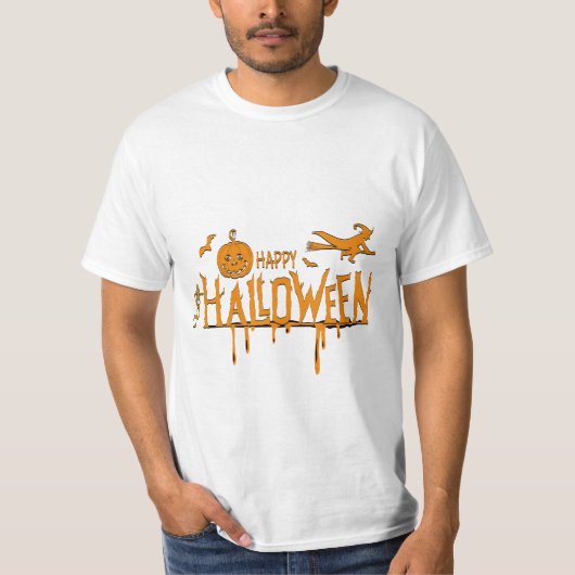 vrolijke halloween t-shirt (Voorkant)