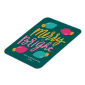 Vrolijke & Heldere Kerstmislichten Niet-Fotovakant Magneet (Linkerzijde)