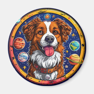 Vrolijke hond magneet