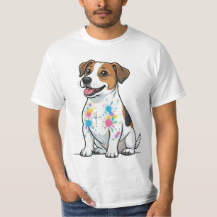 Vrolijke Jack Russell Spat Fun T-shirt