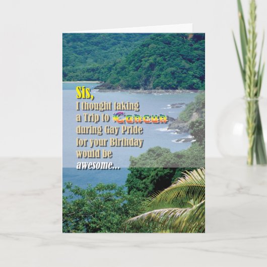 Vrolijke Kaarten - CanCun (Voorkant)