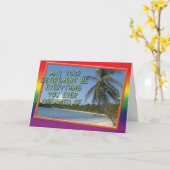 Vrolijke Kaarten - de Droom van de Pensionering (Gele Bloem)