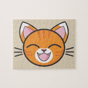 vrolijke kattenpuzzel legpuzzel