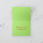 Vrolijke kerst Argyle Kaart (Binnen)