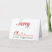 Vrolijke kerst baas Kaart (Achterkant)