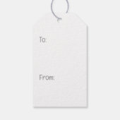 Vrolijke Kerst Chihuahua Rendier Hond Cadeaulabel (Achterkant)