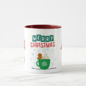 Vrolijke kerst Gingerbread Coffee Mok (Midden)