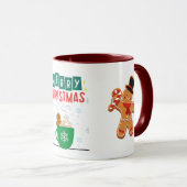 Vrolijke kerst Gingerbread Coffee Mok (Voorkant rechts)