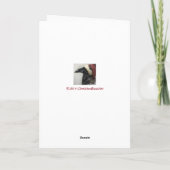 Vrolijke kerst honingbijen feestdagen kaart (Achterkant)