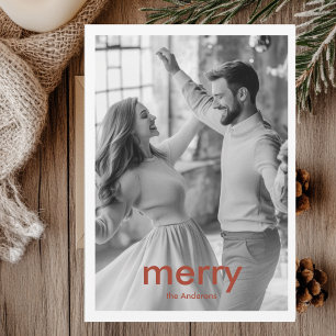 Vrolijke kerst Kaart met familie foto's