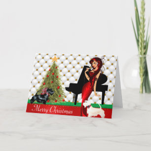Vrolijke kerst Kaart van Sophisticated Woman
