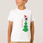 Vrolijke kerst Kiwi stijl T-shirt (Voorkant)