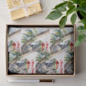 Vrolijke Kerst Koala zit in Gumtree Tissuepapier (Geschenk)