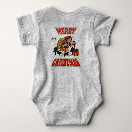 VROLIJKE KERST ROMPER (Achterkant)