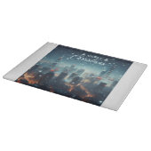 Vrolijke kerst snijplank (Hoek)