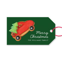 Vrolijke Kerstboom & Auto Suiker Cookie